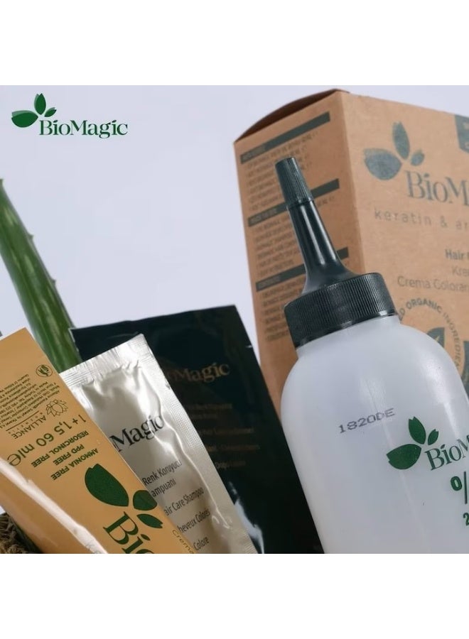 Biomagic Hair Coloring Cream_ 6.72 Dark Beige Blonde 60ml - Image 3